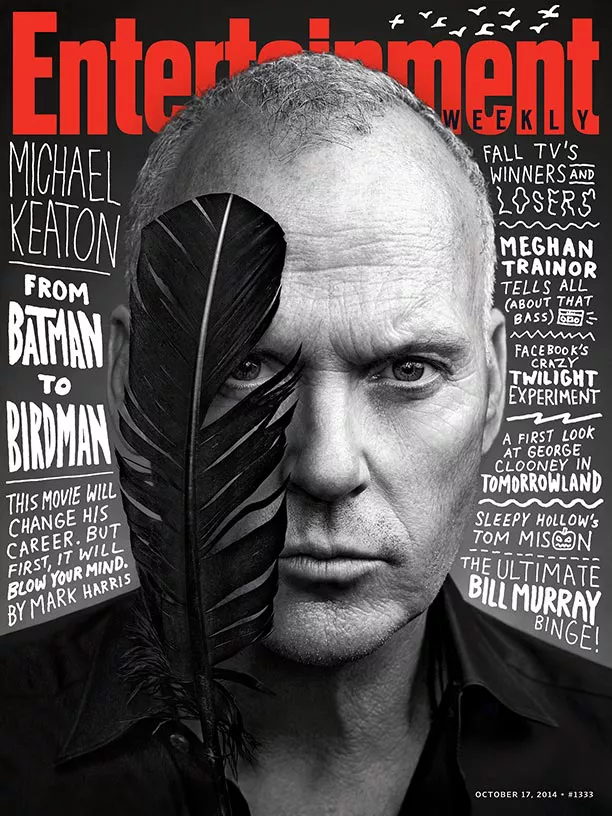 Entertainment Weekly cover featuring Michael Keaton for Birdman