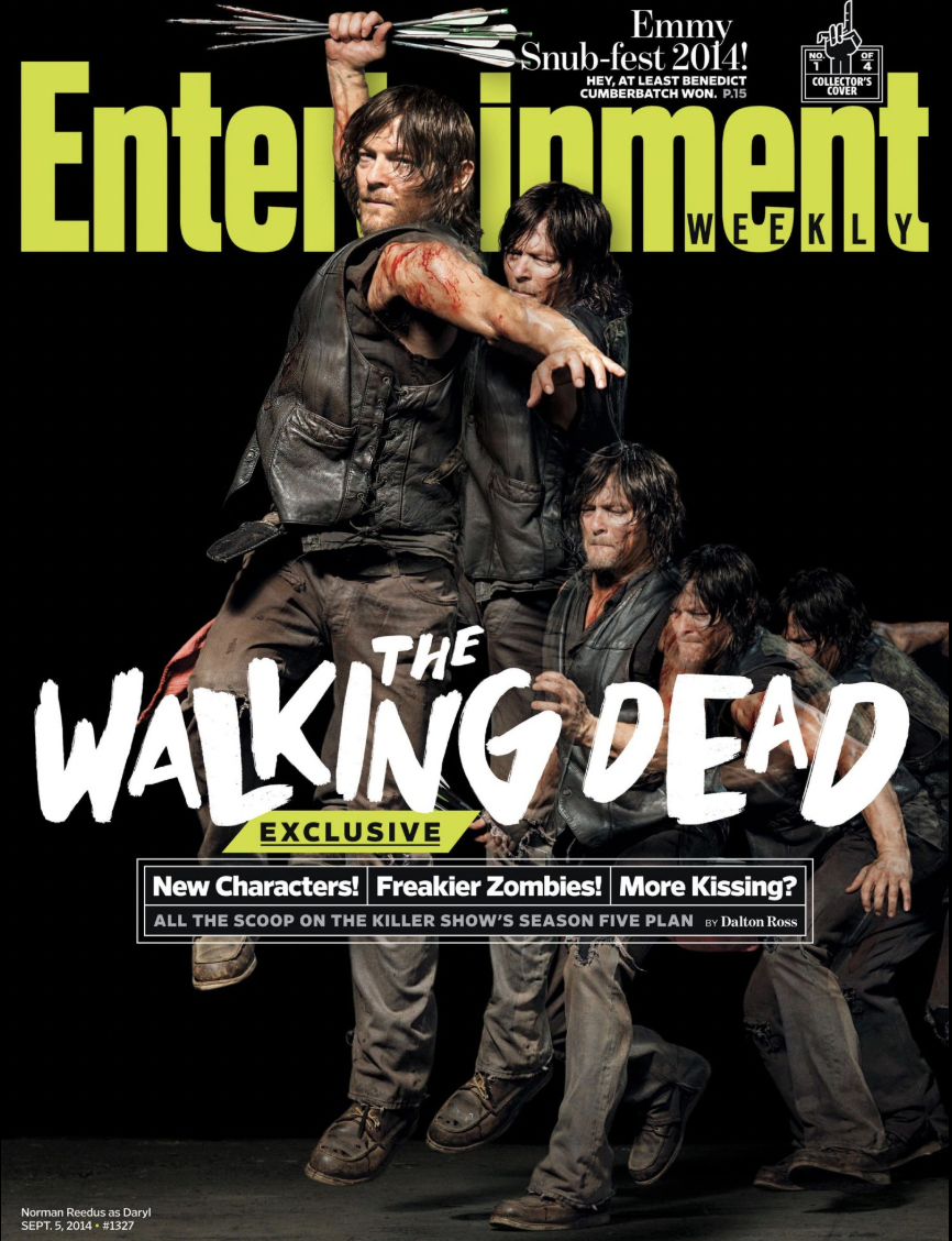 Entertainment Weekly Walking Dead exclusive cover featuring Norman Reedus as Daryl